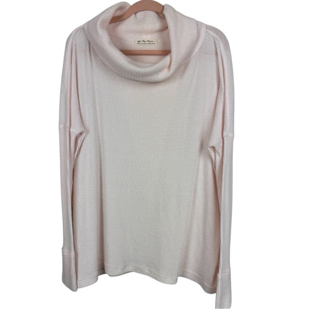 Free People We The Free juicy long sleeve ribbed pullover sweater M